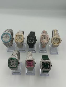 Watch luxury moissanite
