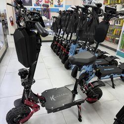 K Cloud V5 Electric Scooter 50MPH! Finance For $50 Down Payment!!!