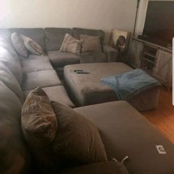 Sectional and Ottoman
