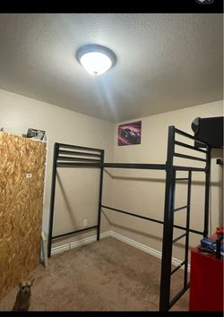 Loft bed frame