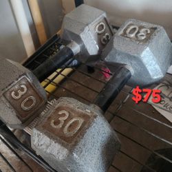 2 Pairs Of Dumbbells