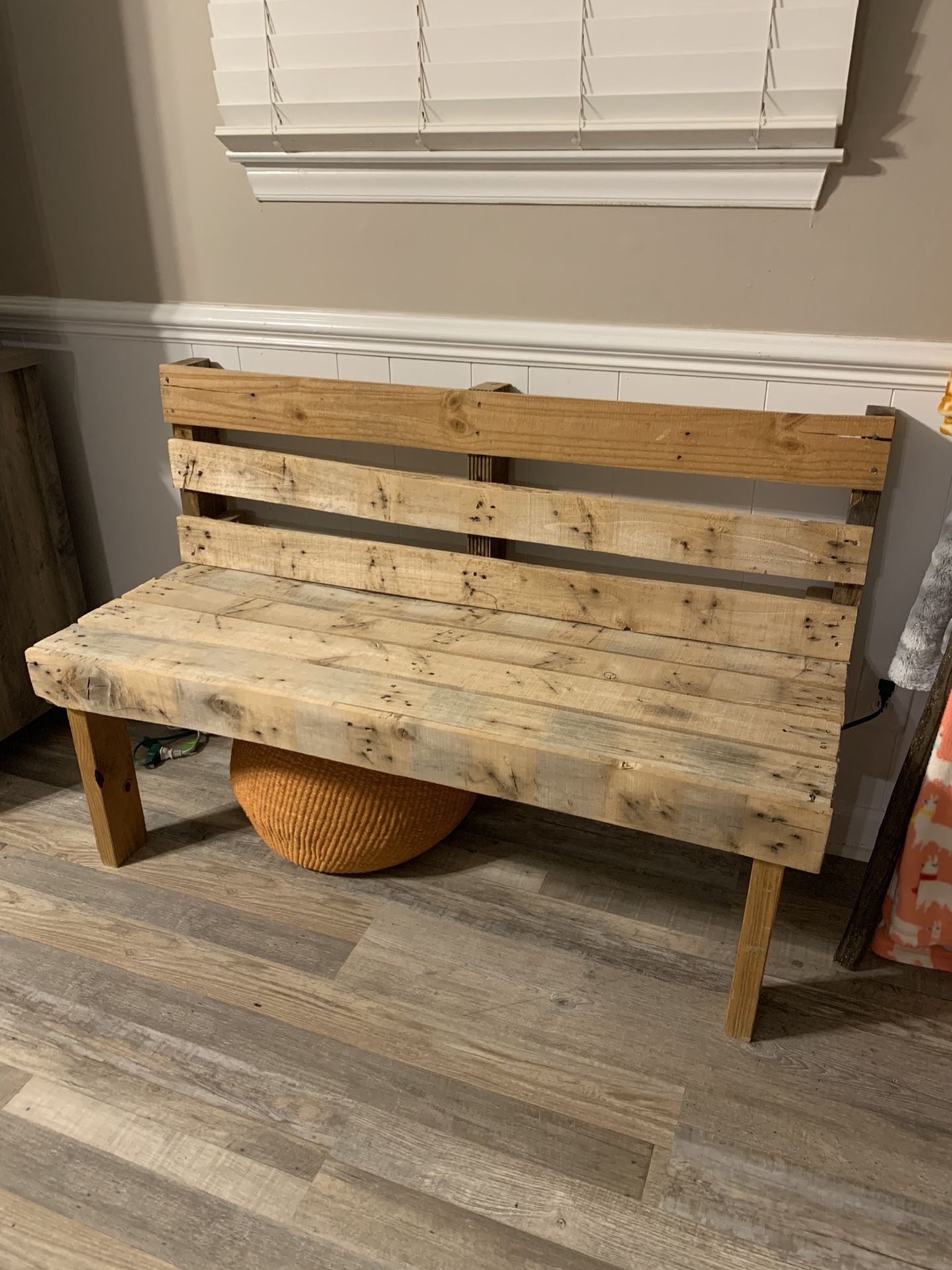 Handmade Pallet Bench