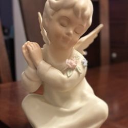 Vintage Homco Bisque Porcelain Angel