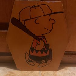 Vintage Charlie Brown and Friends Display Plaques