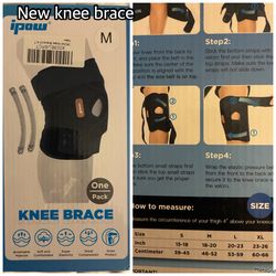 $ 6 New Size Med Knee Brace 