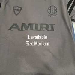 Amiri shirt, Size medium runs big so size L basically