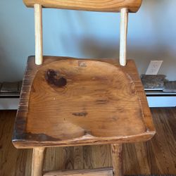Custom Log Bar Stools 