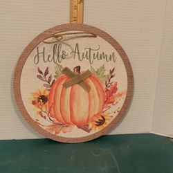 AUTUMN HANGING SIGN