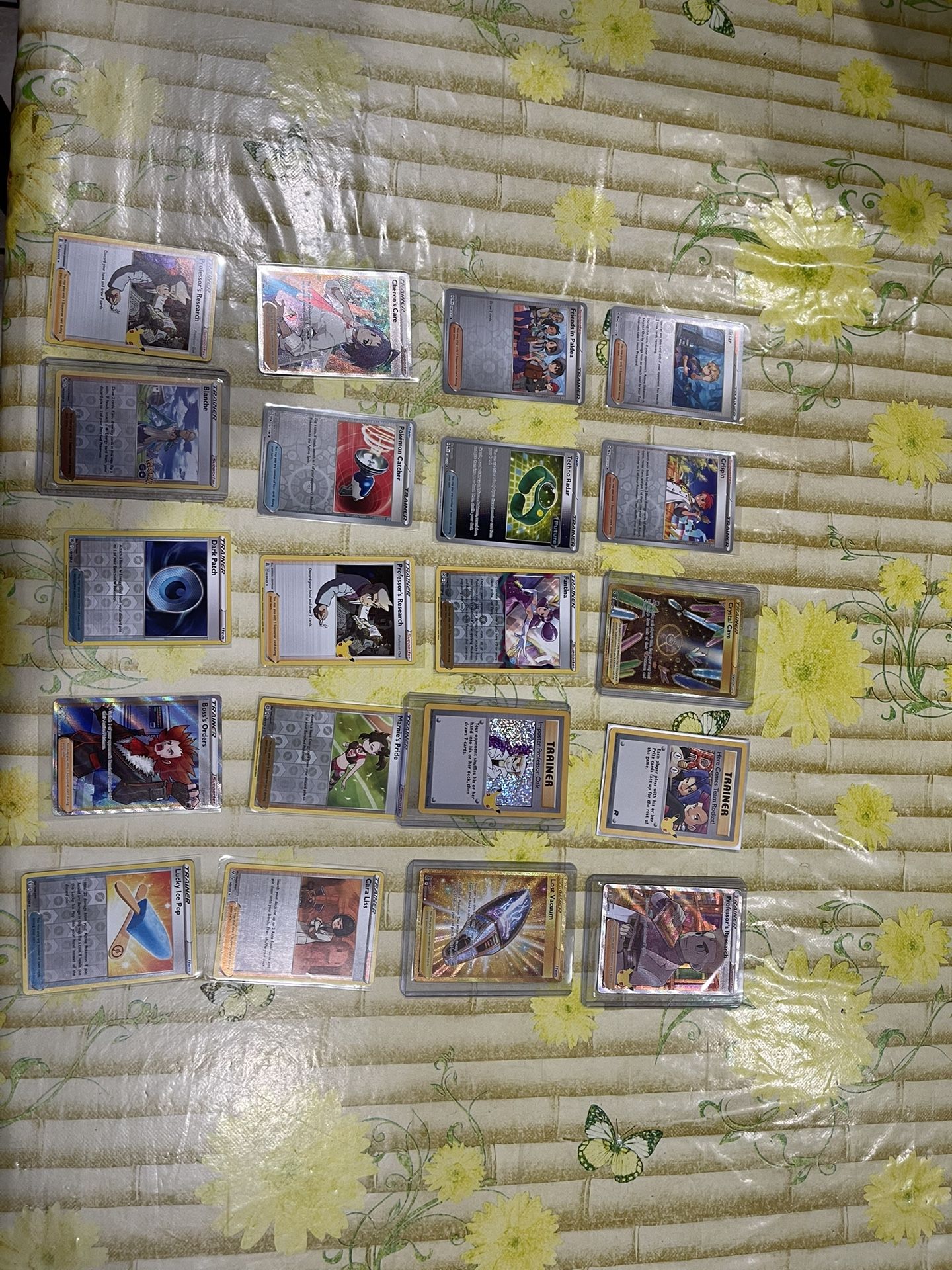 Pokemon Trainer Cards