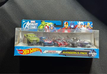 Hot Wheels Marvel Avengers 5-Pack Die-Cast Cars