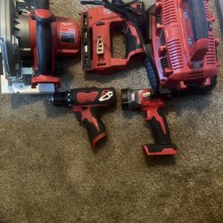 5 Pc Milwaukee 