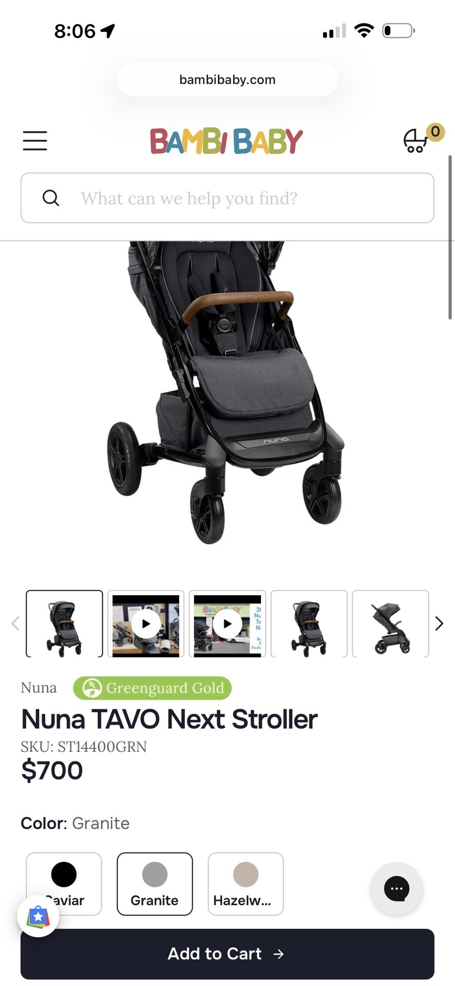 Nuna Tavo Next Stroller