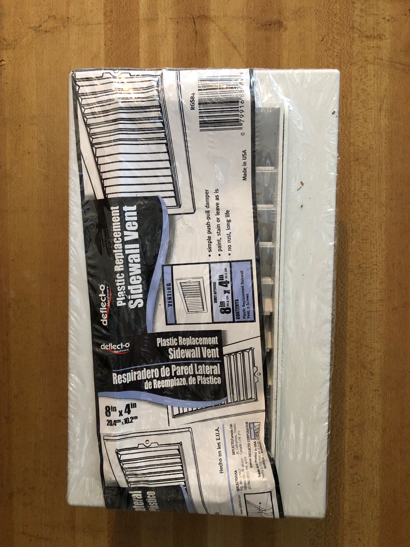 8x4 Sidewall Vent