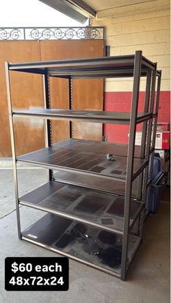 Heavy Duty Metal Storage Shelving Unit 48x72x24