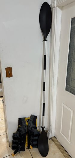 Vacaciones Remo de kayak, lancha, Tabla Chaleco salvavidas multideporte S/M Kayak paddle, boat, board, multi-sport life jacket S/M