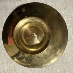 Gold Plates Bowl Holder With A Glass Decorative Insert Bowl