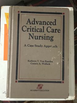 Advanced Critical Care Nursing$20