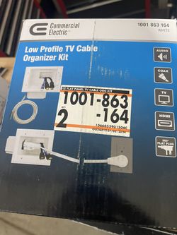 Flat Panel TV Cable Organizer