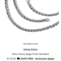1 Ounce Silver James Avery Necklace