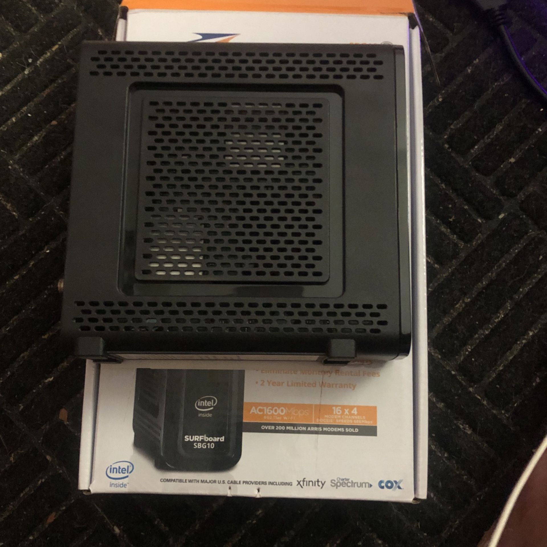 Aries SBG10 Cable Modem For Comcast High Speed Internet 