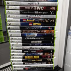 Xbox 360 Game Lot 