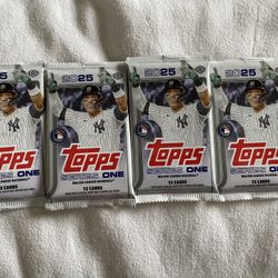 4- Packs 2025 Topps Series One Baseball