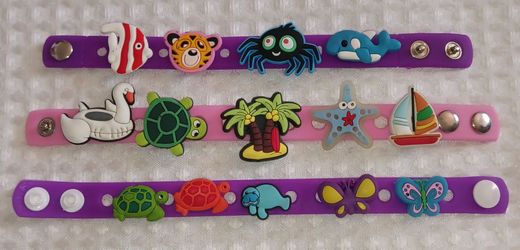 Croc Charms (3) Bracelets $6 for All