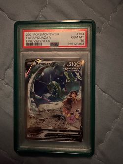 Pokemon Rayquaza V PSA 10 Evolving Skies