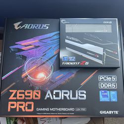 Z690 Aorus Pro And Trident Z5 32GB DDR5-5600 Bundle