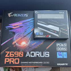 Z690 Aorus Pro And Trident Z5 32GB DDR5-5600 Bundle