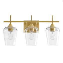 3-Light Bathroom Light Fixture Over Mirror