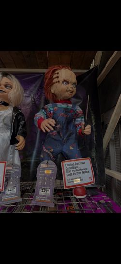 Chucky and bride animatronics new in box