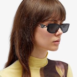 Prada PR 14YS Black Sunglasses