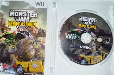Monster Jam: Urban Assault (Nintendo Wii) - Complete with Manual