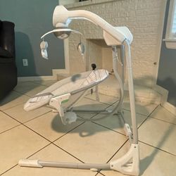 Ingenuity InLighten 5-Speed Baby Swing - Swivel Infant Seat