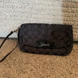 Coach Black Clutch 