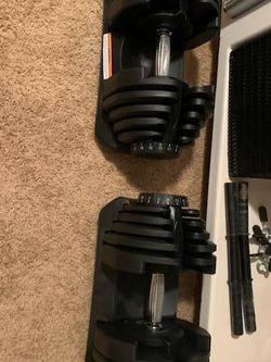 Cheap!!!! Adjustable Dumbell Set 90 Pounds