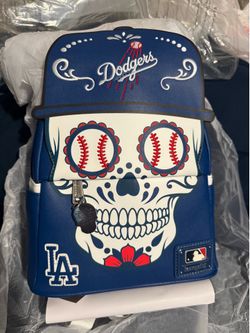 Loungefly LA Dodgers Day of the Dead Mini Backpack - Collectors Outlet Exclusive