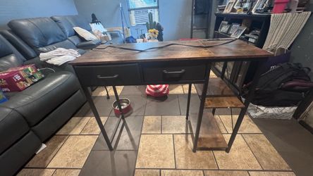 Small desk with outlet $75