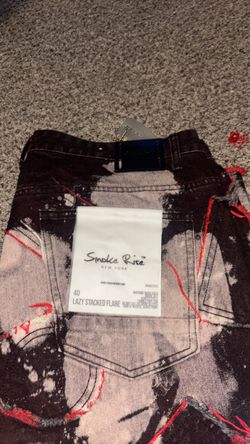 Smoke Rise NY Lazy Stacked Flare Jeans Size 40