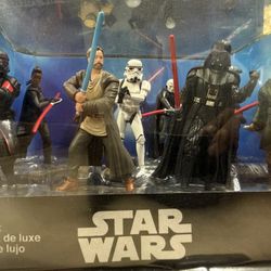 Disney Store Star Wars: Obi-Wan Kenobi Deluxe Figurine Set Of 9 NIB NEW!!!