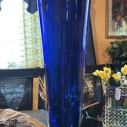 Home Interior Blue Vase