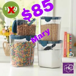 Set De 4 Recipientes Herméticos Para Guardar Alimentos Secos Princess House
