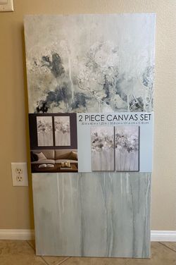 NEW TWO-PIECE WALL CANVAS SET (Each is 20” x 40”)