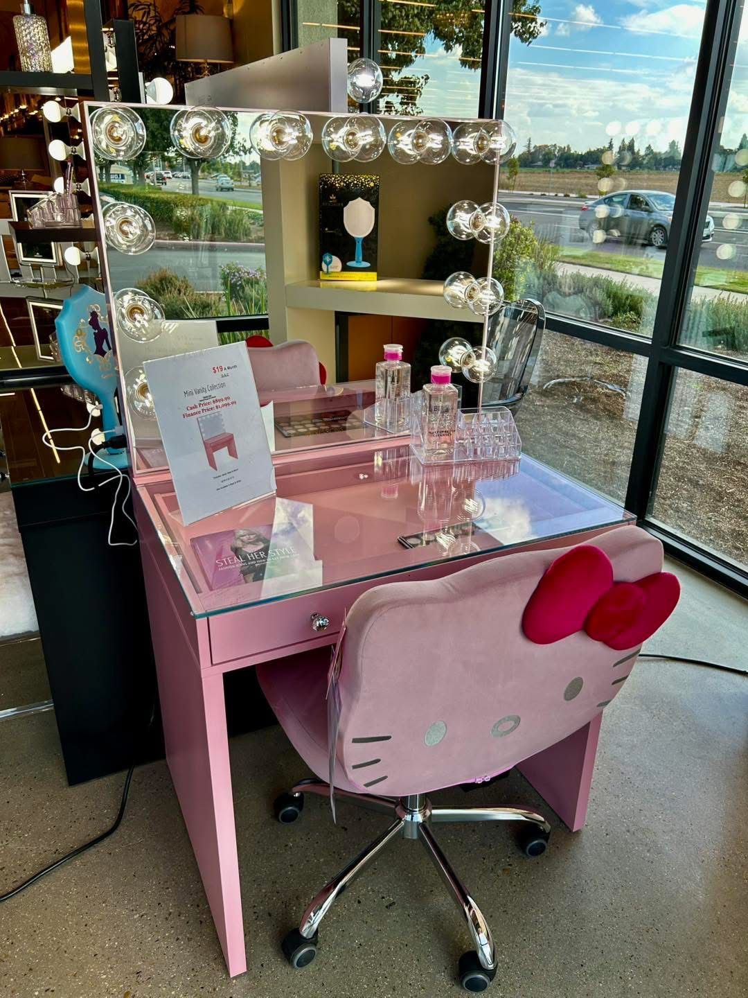 Pink Vanity Set
