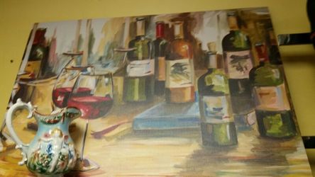 Canvas decor painting
