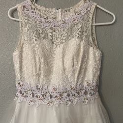 Formal  White  Dress 