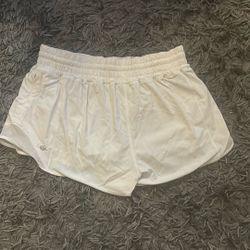 White Lululemon Shorts 