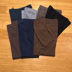 Dress Slacks Size 8 7 Pair $10 Each