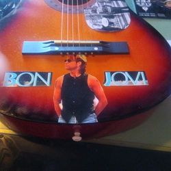 Bon jovi Signed Guitar 